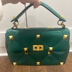 Green Valentino Roman Rockstud